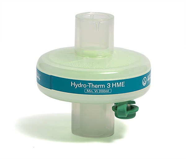 Hydro-Therm™ 3 šilumos drėgmės reguliatorius su luer anga