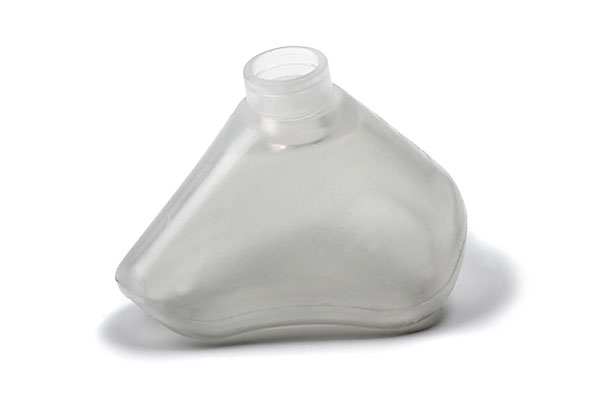 ClearFlex™ silikoninė anesteziologinė veido kaukė, suaugusiems, dydis 4, pajungimas 22F