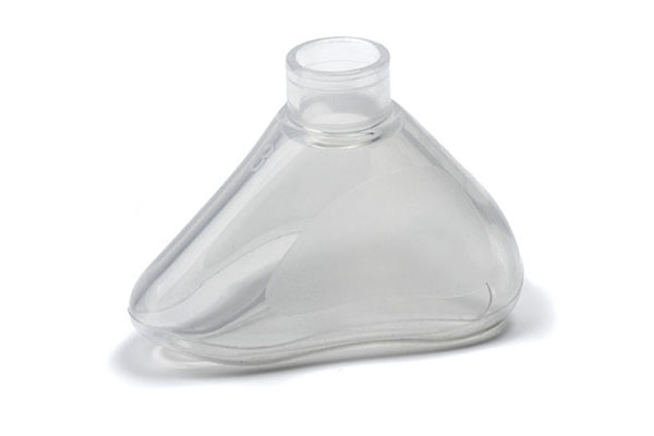 ClearFlex™ silikoninė anesteziologinė veido kaukė, suaugusiems, dydis 3, pajungimas 22F