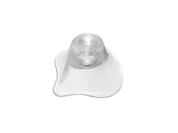 Rendell Baker skaidri silikoninė anesteziologinė veido kaukė, vaikams, dydis 3, pajungimas 22F