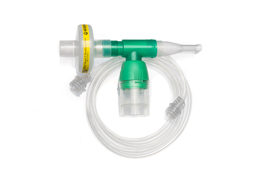 Cirrus™2 vaistų purkštuvas, T-formos universalus kandiklis, filtras ir deguonies vamzdelis