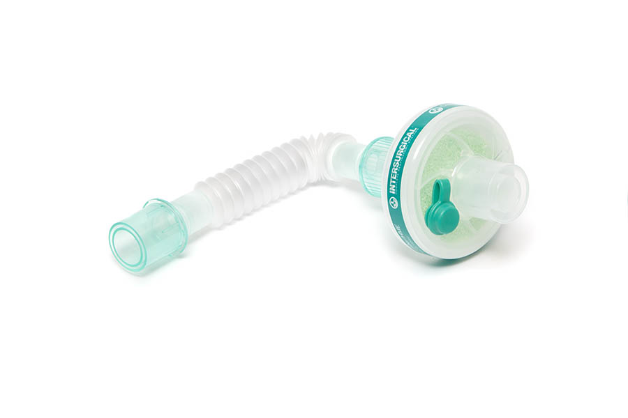 Clear-Therm™ 3 kombinuotas kvėpavimo filtras su luer anga ir Superset™ paciento jungtele