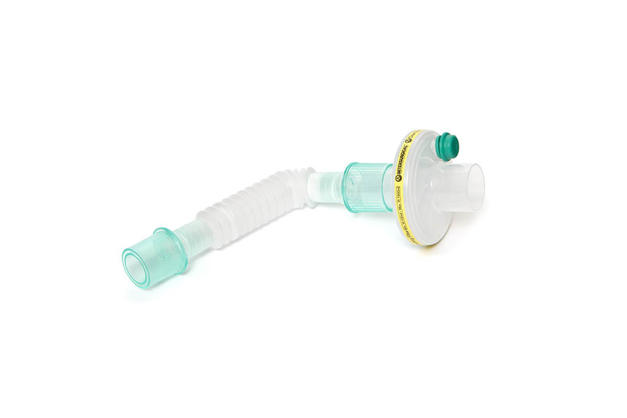 Clear-Guard™ Midi mažo tūrio kvėpavimo filtras su luer anga ir Superset™ paciento jungtele