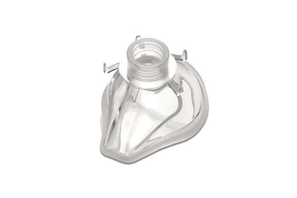 ClearFlex™ ekonomiška silikoninė anesteziologinė veido kaukė, suaugusiems, dydis 3, pajungimas 22F
