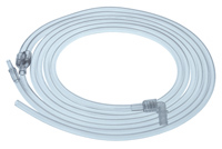 Slėgio matavimo linija, 3.6mm ID, male luer kūginė jungtis ir normali linija/male luer jungtis, linijos ilgis 1.8m