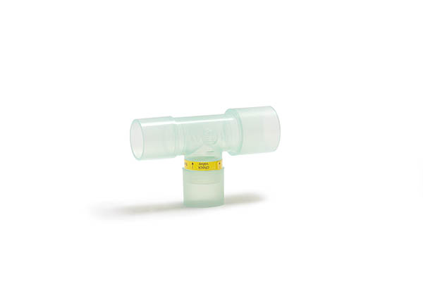 T-formos jungtis su vožtuvu 22F-22M (srautas įeina)-22M