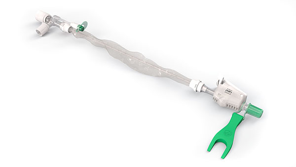 TrachSeal uždara atsiurbimo sistema iš tracheostominio vamzdelio suaugusiems, 24 valandoms, dydis F12