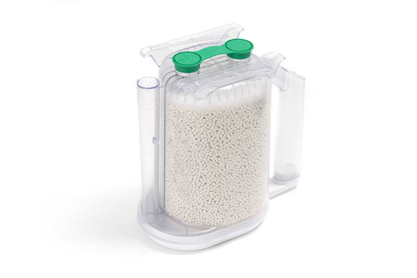 IS Can, viekartinė Spherasorb™ absorbento pakuotė, spalva keičiasi iš baltos į violetinę. Skirta GE® anestesijos aparatams: Aisys®, Aespire®, Avance® ir ADU®